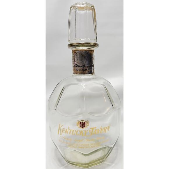 Vtg Kentucky Tavern Bottle Decanter Bourbon Whiskey Glenmore Distillery EMPTY - Picture 1 of 7